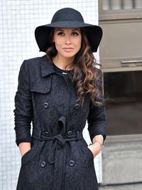 Myleene Klass Outside London Studios - Jan 22, 2013 