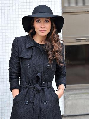 Myleene Klass Outside London Studios - Jan 22, 2013 