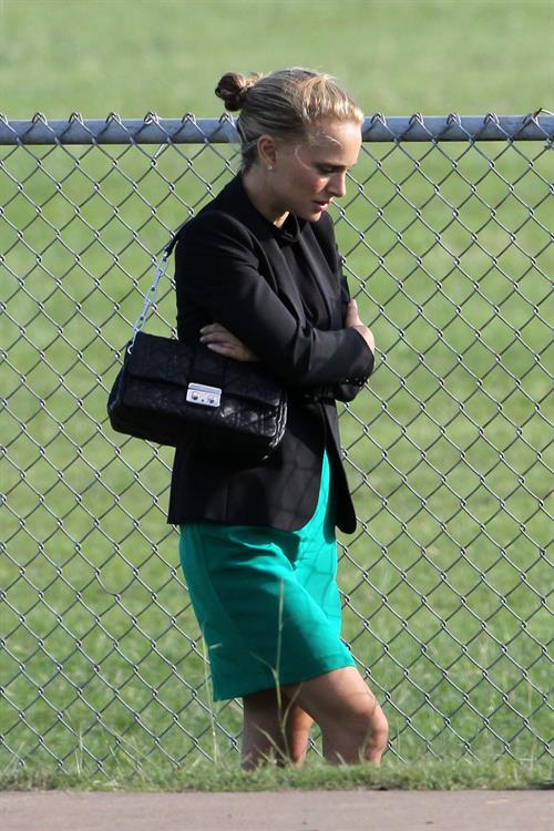 Natalie Portman ...filming on set in Austin Sept 30, 2012 