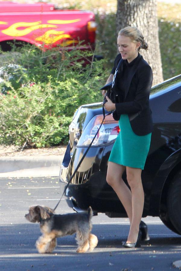 Natalie Portman ...filming on set in Austin Sept 30, 2012 