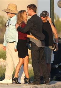 Natalie Portman On The Set Of Terrence Malick Film In Austin (10/10/12) 
