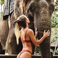 Jessica Goicoechea in lingerie