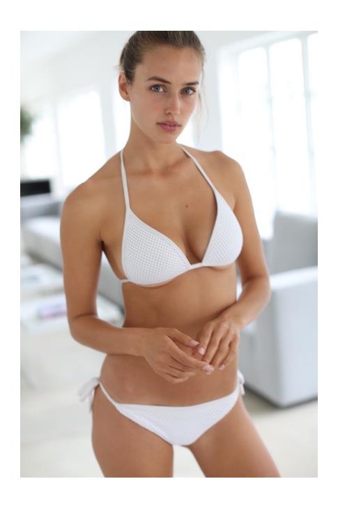 Johanne Landbo in a bikini