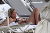 Nicky Hilton Hotel pool in Miami - December 31, 2012