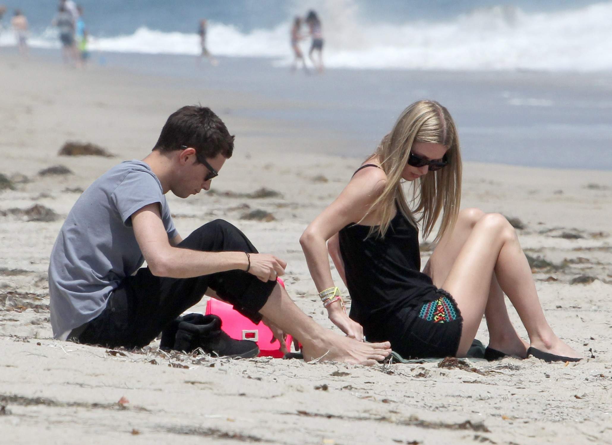 Nicky Hilton on the beach in Malibu June 9, 2012
