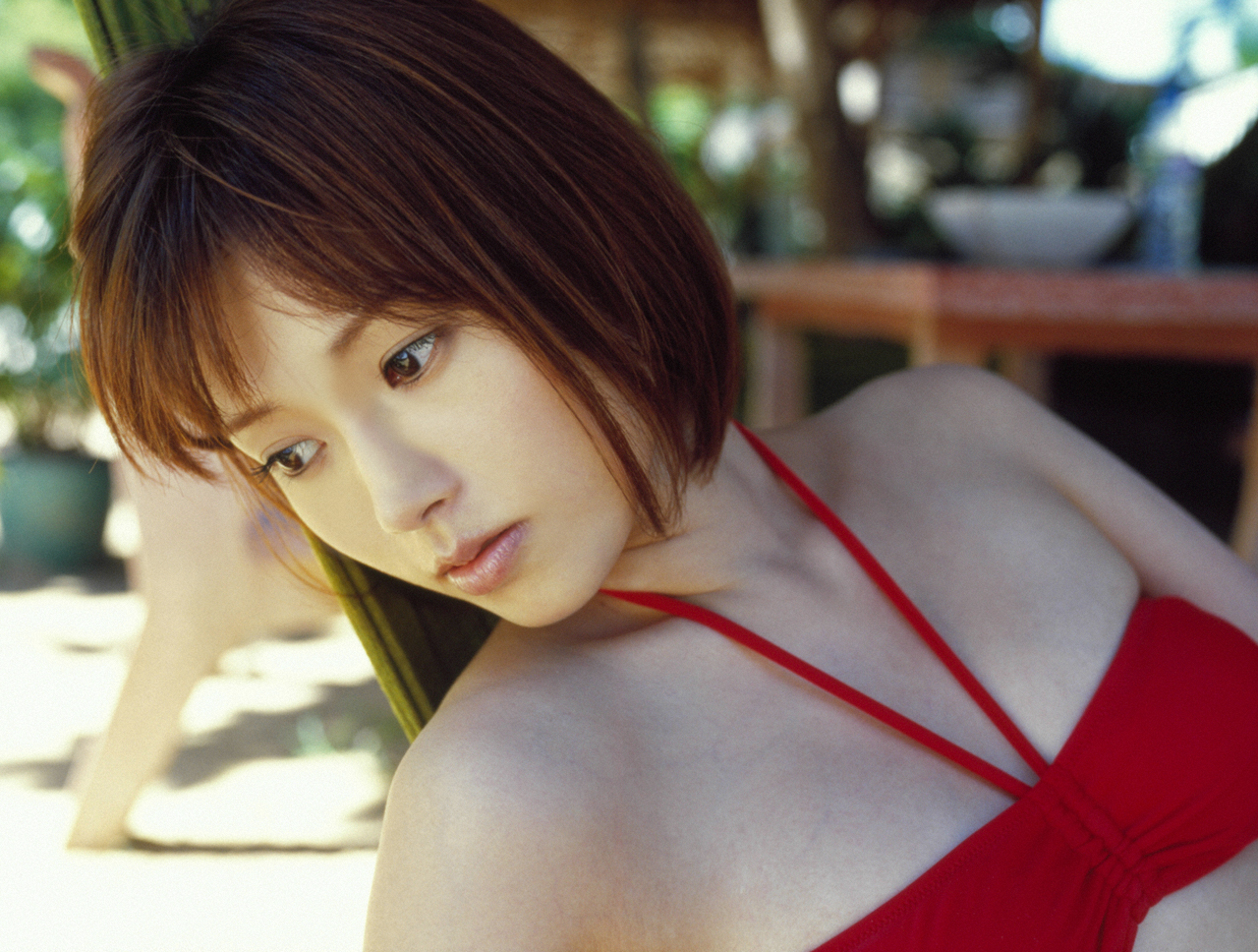 Natsumi Abe in a bikini