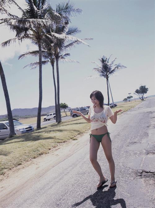 Natsumi Abe in a bikini