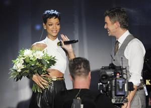 Rihanna attends 'Wetten dass..?' in Freiburg, Germany 14/12/2012 