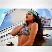 Nikki Howard in a bikini