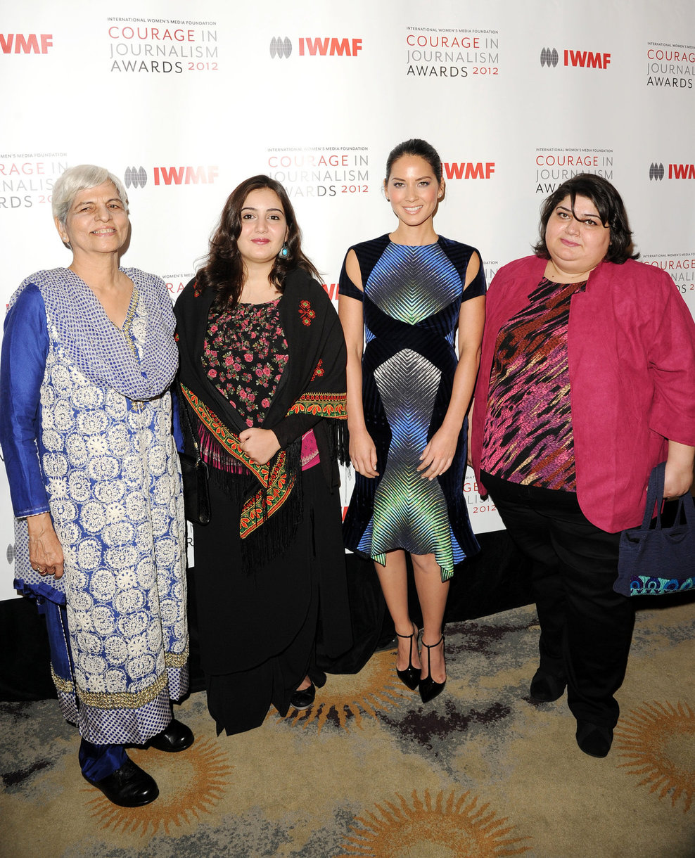 Olivia Munn 2012 Courage in Journalism Awards in Beverly Hills 10/29/12
