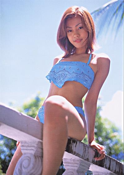 Yu Abiru in a bikini