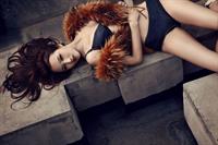 An Rui Tian in a bikini