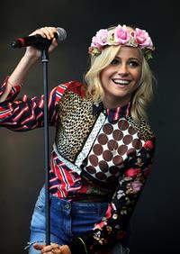 Pixie Lott performs at the Cornbury Music Festival at Great Tew Estate on June 29, 2012 in Oxford, England