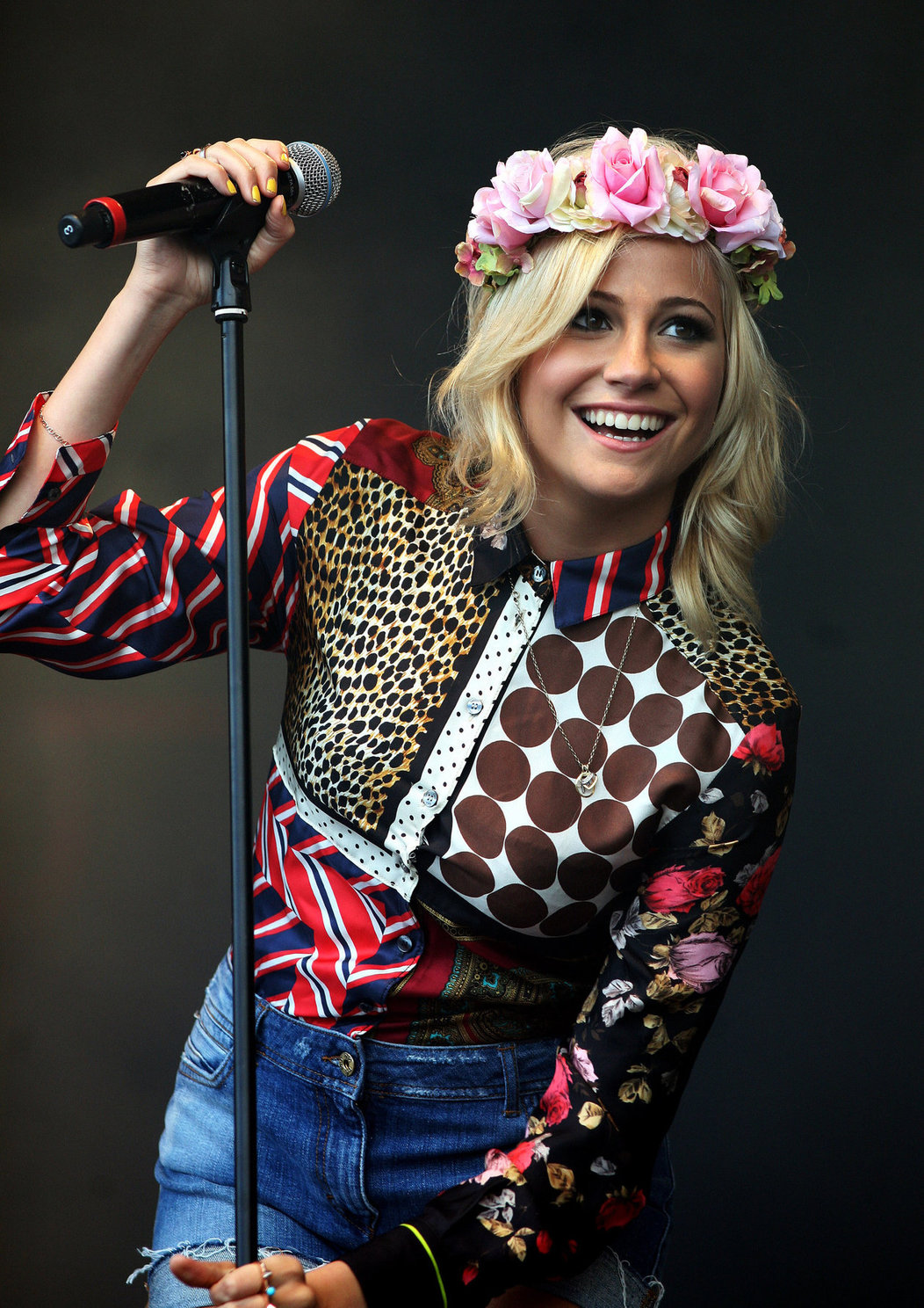 Pixie Lott performs at the Cornbury Music Festival at Great Tew Estate on June 29, 2012 in Oxford, England