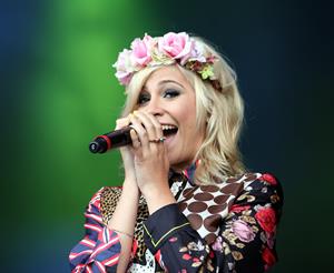 Pixie Lott performs at the Cornbury Music Festival at Great Tew Estate on June 29, 2012 in Oxford, England