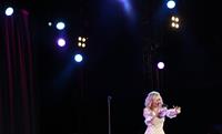 Pixie Lott performs on stage in Londonderry, Northern Ireland, Thursday, June 21, 2012.