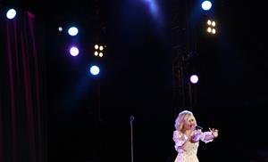 Pixie Lott performs on stage in Londonderry, Northern Ireland, Thursday, June 21, 2012.