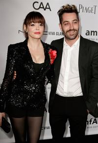 Rose McGowan 30 amfAR 3rd Annual Inspiration Gala in LA 11.10.1 