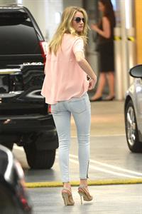 Rosie Huntington-Whiteley lunch at Soho House in LA 3/13/13 