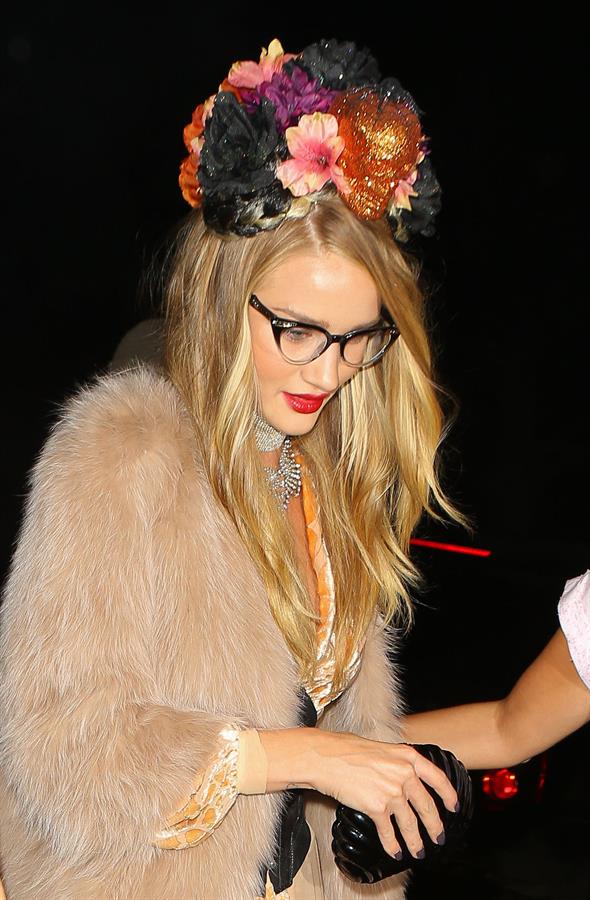 Rosie Huntington-Whiteley - At A Halloween Party In Beverly Hills October 26, 2012