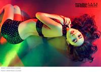 Huang Fu Lin in lingerie
