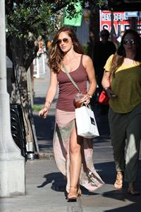 Minka Kelly leaving Joans on Third in Hollywood on May 21, 2012