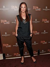 Minka Kelly RLife Live launch at R Lounge October 29, 2010 