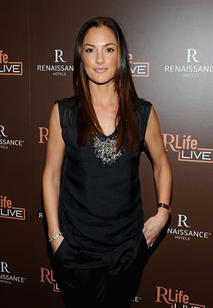 Minka Kelly RLife Live launch at R Lounge October 29, 2010 