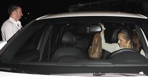Minka Kelly dinner at Casa Vega in Studio City 10/14/12 