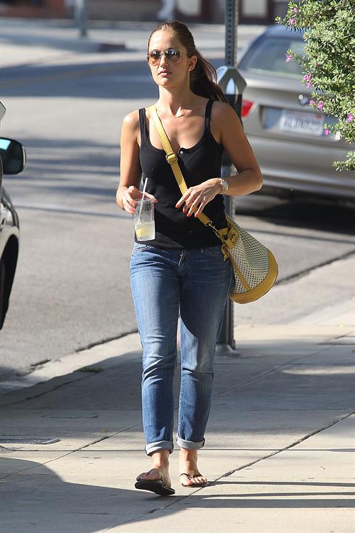 Minka Kelly in LA - August 22, 2012