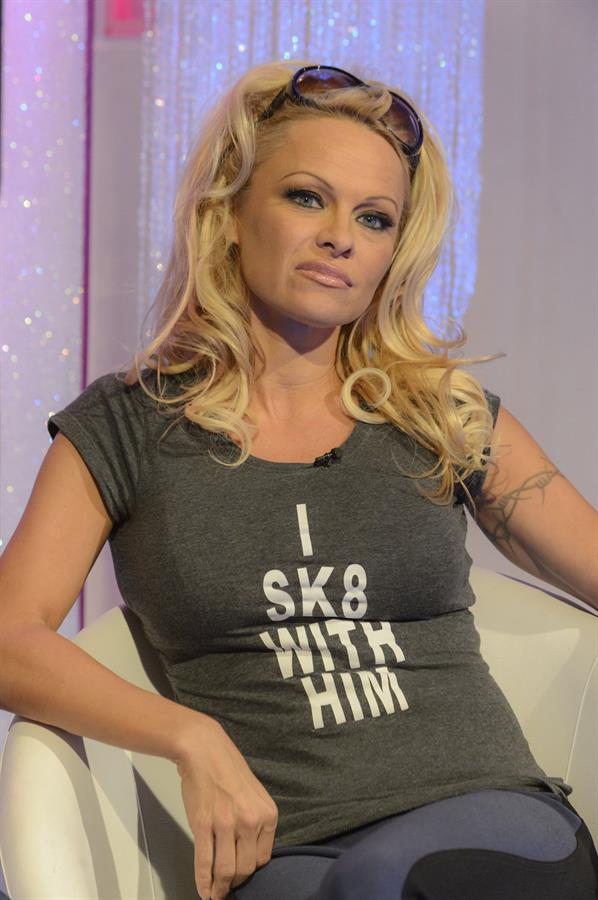 Pamela Anderson This Morning TV Show in London 07.01.13 