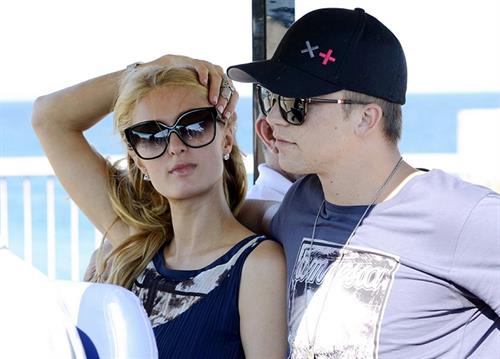 Paris Hilton Visting  Amnesia Port Forum Project  August 9, 2013