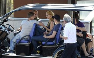 Paris Hilton Visting  Amnesia Port Forum Project  August 9, 2013