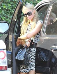 Paris Hilton at the Sunset Plaza in West Hollywood September 5, 2013