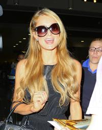 Paris Hilton arrive at LAX Airport 9/30/13