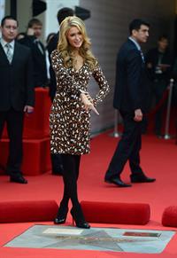 Paris Hilton Ceremony for her star at the Lyun Shopping Centre in Moscow 02.11.13