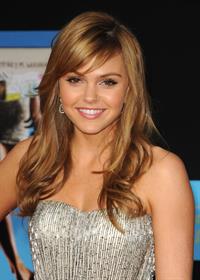 Aimee Teegarden at the Los Angeles premiere of Disney's Prom on April 21, 2011