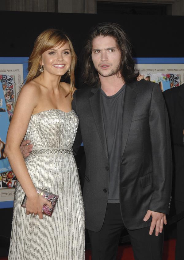 Aimee Teegarden at the Los Angeles premiere of Disney's Prom on April 21, 2011