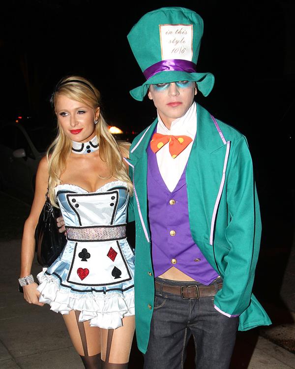 Paris Hilton - Halloween Party in Beverly Hills 10/26/12