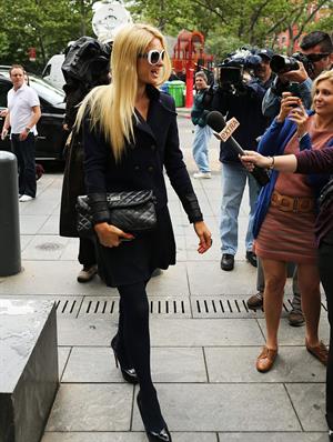 Paris Hilton Leaves Federal Court in NYC June 4, 2012