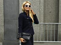 Paris Hilton Leaves Federal Court in NYC June 4, 2012