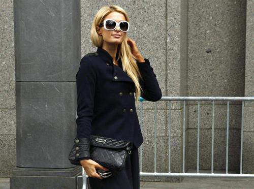 Paris Hilton Leaves Federal Court in NYC June 4, 2012
