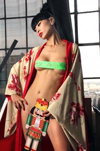 Bai Ling in a bikini