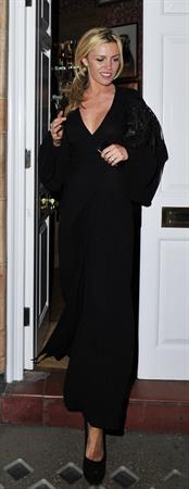 Abigail Clancy leaving Harry's Bar London on July 13, 2011