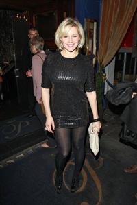 Abi Titmuss trip down the pink carpet 3rd feb 2011 