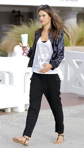 Adriana Lima and Alessandra Ambrosio Photoshoot in Venice beach March 7, 2013