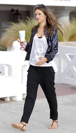 Adriana Lima and Alessandra Ambrosio Photoshoot in Venice beach March 7, 2013