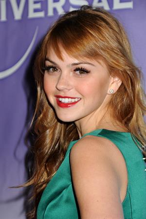 Aimee Teegarden NBC Universal Press Tour All Star Party on January 1, 2011
