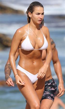 Madison Edwards and her boyfriend in Sydney, on Nov 26, 2017