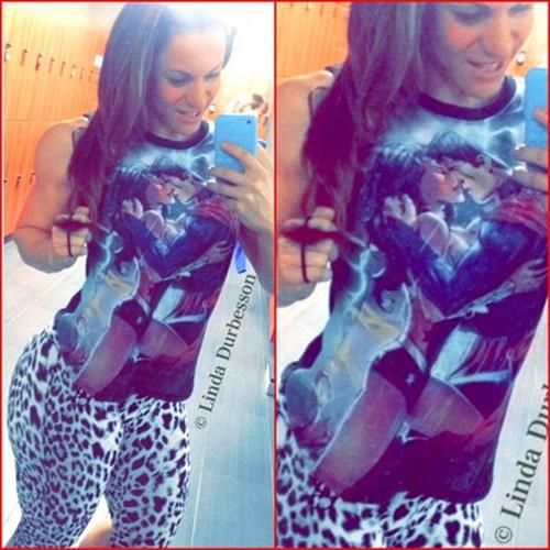 Linda Durbesson taking a selfie